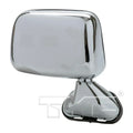 RH MIRROR RR VIEW DR MOUNT FOLDAWAY; W/VENT WINDOW; W/SINGLE GLASS; CHROME TOYOTA PICKUP 8995 CAPA