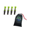 4 PIECE ADJUSTABLE TIRE DEFLATOR (PSI 1030) KIT & STORAGE BAG