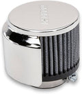 Moroso Filtered Valve Cover Breather - Clamp-On - Half Hood - 1-3/8in ID