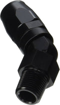 Vibrant Performance - 26407 - Male Hose End Fitting, 45 Degree; Size: -10AN; Pipe Thread 1/2 in. NPT
