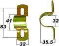 SuperPro Sway Bar Steel Mount Bracket
