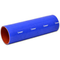 Vibrant 4 Ply Reinforced Silicone Straight Hose Coupling - 1.5in I.D. x 12in long (BLUE)