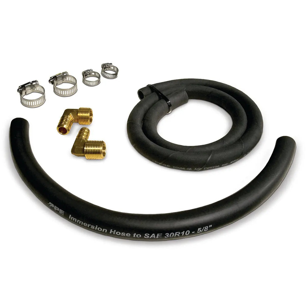 Lift Pump Install Kit - 1 2in to 5 8in (use with PPE Fuel Pickup) 2001-2010 GM 6.6L Duramax