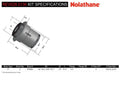 Control arm - lower inner bushing 2 Shell Bushings 2 Tubes Grease