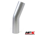 HPS Performance 2 OD 20 Degree Bend 6061 Aluminum Elbow Pipe 16 Gauge w/ 3 1/8 CLR