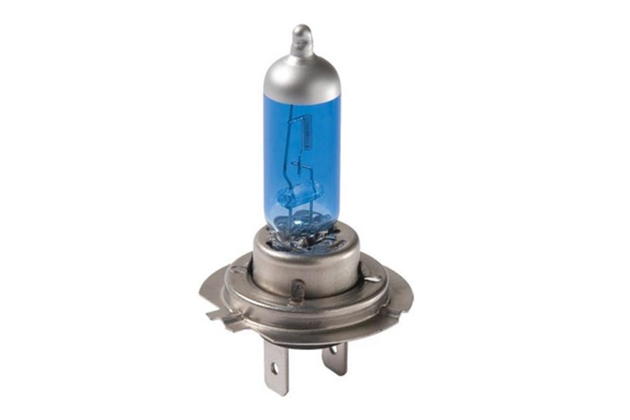 ~(1 lbs. 4X4X4)~ H7 12V 55W (5600 KELVIN) HEADLIGHT BULBS in PLATINUM BLUE