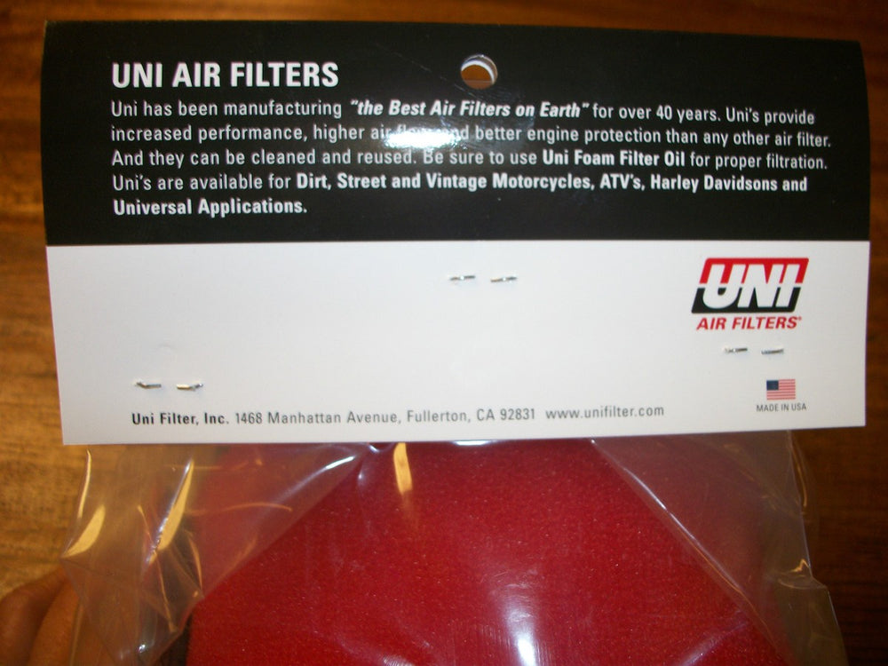 Uni FIlter 1975 Suzuki RM 250/370 Air Filter