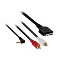 APPLE TO AUDIO CABLE - 30 PIN AND 3.5MM TO RCA
