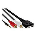 APPLE TO AUDIO CABLE - 30 PIN AND 3.5MM TO RCA