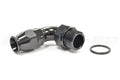 Vibrant Performance - 29926 - Banjo Hose End for PTFE Lined Flex Hose, Hose Size: -6 AN; Bolt Size: -6 ORB