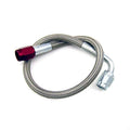 Nitrous Express - 3AN SS Braided Hose Red, 12 inch - 10013