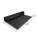 ABSORBENT FLOOR MAT 9FT X 2.4FT CUT TO FIT BLACK