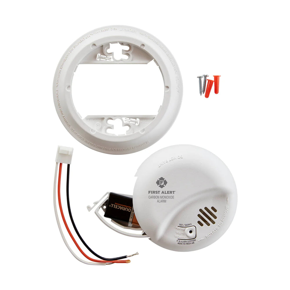 HARDWIRED CO ALARM WITH REPLACEABLE