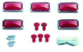 DUALIE STYLE 5 LIGHT KIT RED
