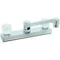 KITCHEN FAUCET 8IN 2 KNOB PLASTIC CHROME