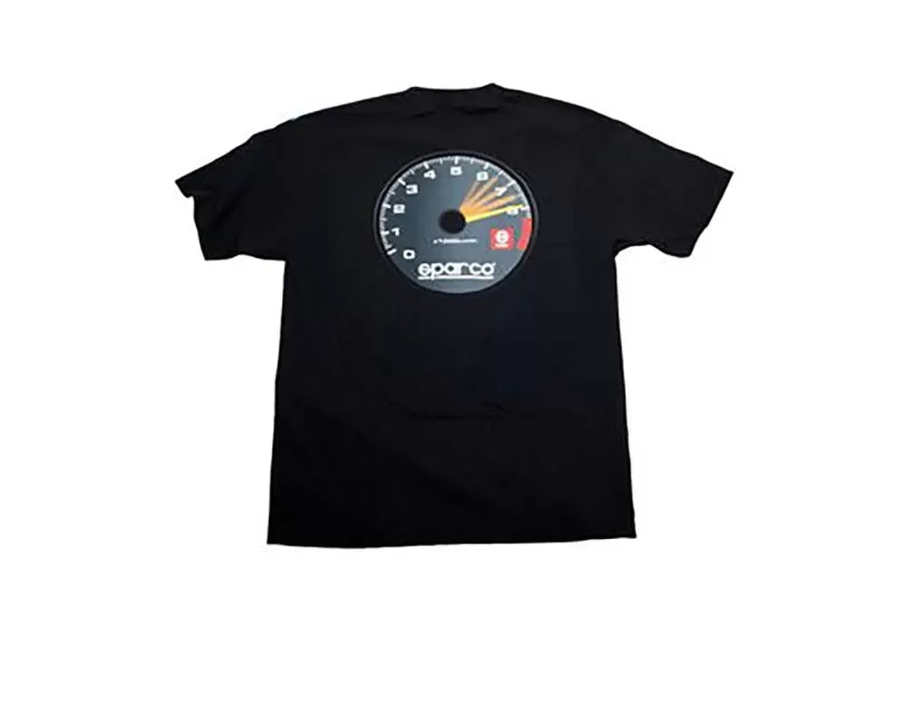 Sparco T-Shirt Tach Blk Xsml