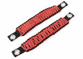 Rugged Ridge Paracord A-Pillar Grab Handle Red 07-18 Jeep Wrangler JK