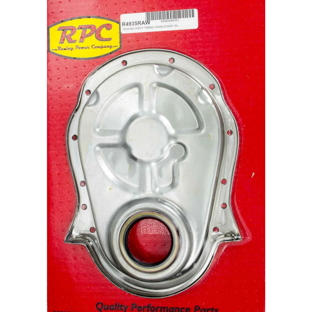 BBC Steel Timing Chain Cover Unplated