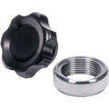 Filler Cap Black with Weld-In Steel Bung Small