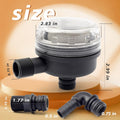 STRAINER 1/2" PUMP X THD