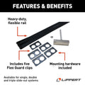 DOUBLE FLEXGUARD KIT - 8" POST
