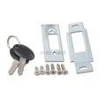 KEY-ALIKE ENTRY DOOR LOCK CHROME