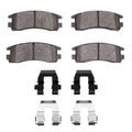 DFC 91-99 Buick Park Avenue Rear 5000 Advanced Semi Metallic Brake Pads and Hardware Kit