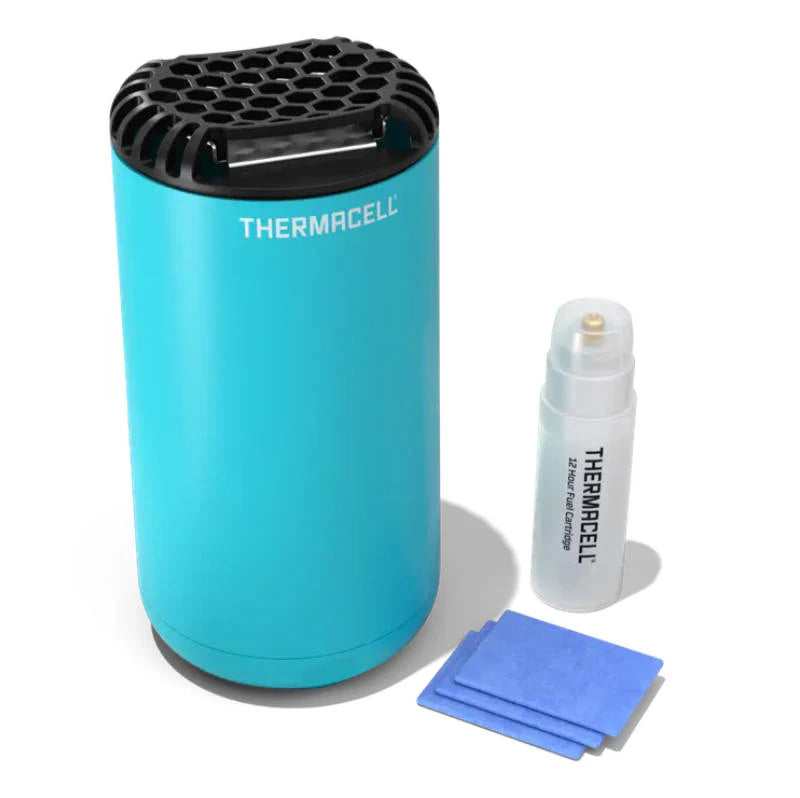 THERMACELL PATIO SHIELD MOSQUITO REPELLER GLACIAL BLUE