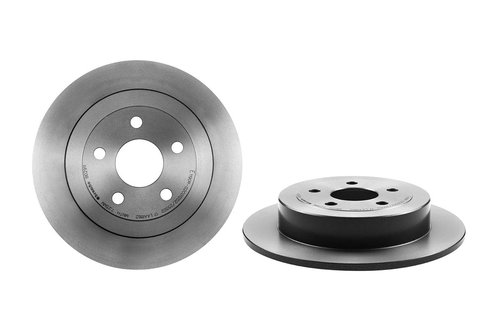 Brembo 95-00 Chrysler Cirrus/96-06 Sebring/95-01 Neon Rear Premium UV Coated OE Equivalent Rotor