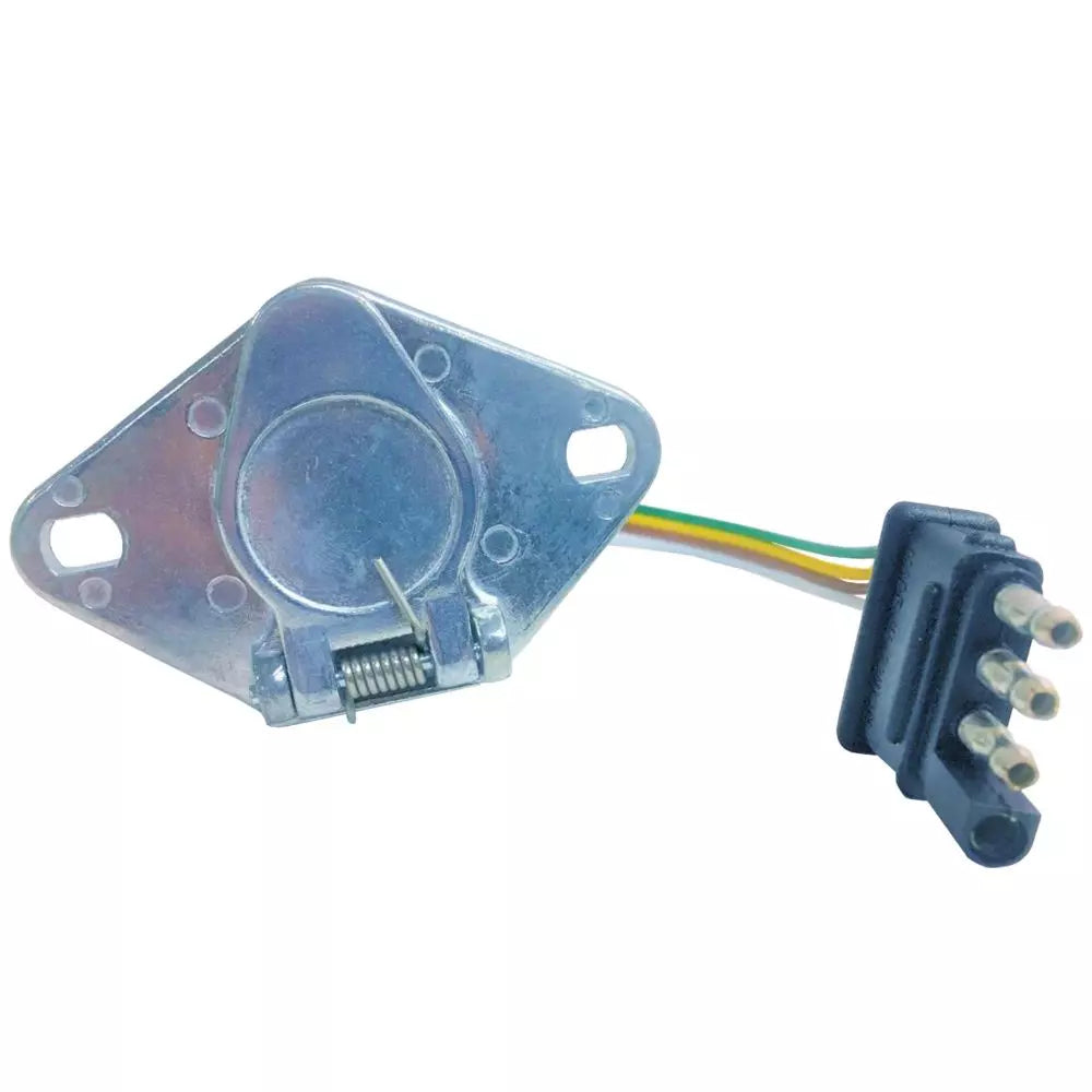 4 FLAT TRAILER END TO 4 SOCKET ADAPTER