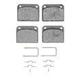 R1 74-74 Saab 99 Rear Ceramic Brake Pads and Hardware Kit