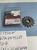 Renthal 00-15 KTM 250 EXC/XC/XC-F/380-530 EXC/06-08 Husa FE650 Frt Grvd Sprocket - 520-15P Teeth