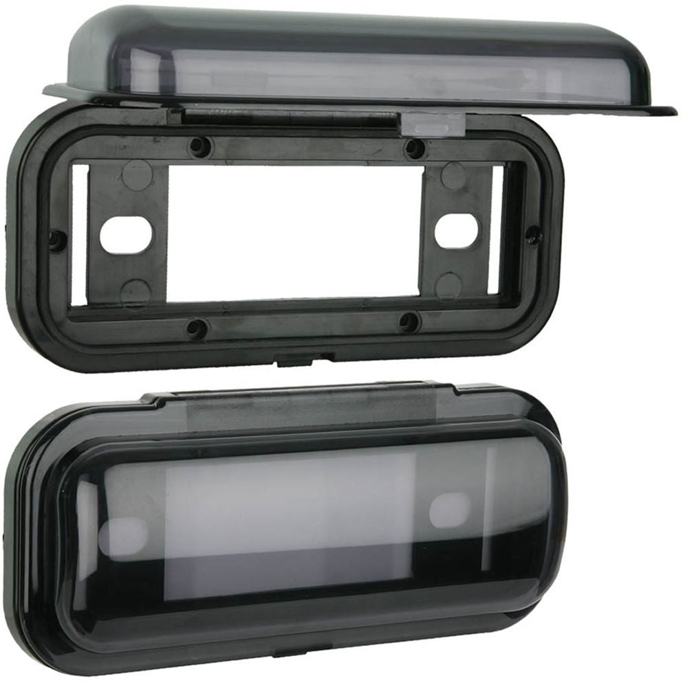 UNIVERSAL MARINE RADIO COVER SYSTEM - BLACK