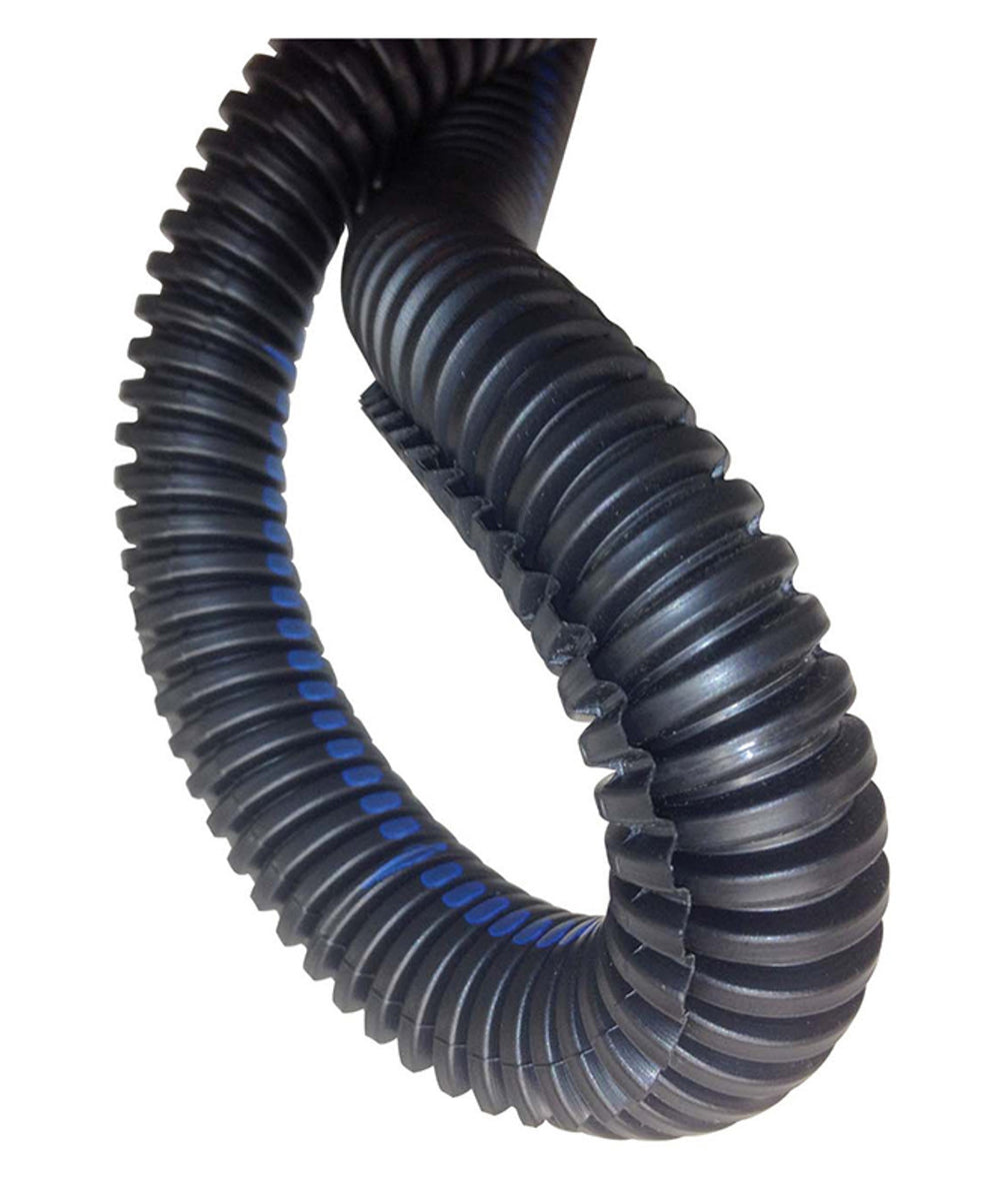 FLAME RETARDANT SPLIT WIRE CONDUIT. ID:3/8IN OR 9.5MM. WT. C:1.58. DIST. PKG.:50FT