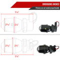 PROJECTOR FOG LIGHTS CLEAR - NO HAR