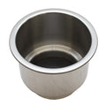 304 S.S. CUPHOLDER W/DRAIN - GREEN