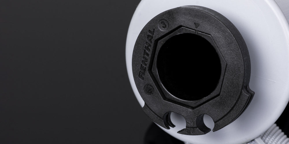 Renthal MX-R Works Lock On - Tapered/Half Waffle - Aramid