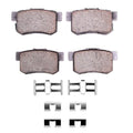 R1 05-18 Honda Crosstour Rear Semi Met Brake Pads and Hardware Kit
