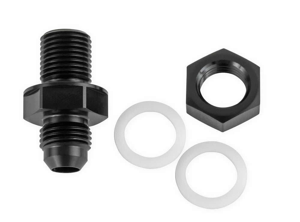 -10AN FUEL CELL BULKHEAD W/PTFE WASHERS