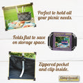 CAMP CASUAL FOLDING PICNIC BASKET -