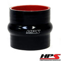 HPS Performance 2 ID 6 Long High Temp 4-ply Reinforced Silicone Offset Coupler Hose Black (51mm ID 152mm Length)
