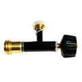 MR. HEATER BLACK PIPE TEE ADAPTER WITH 1 20 & QCC/POL