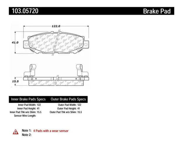 C-TEK Ceramic Brake Pads