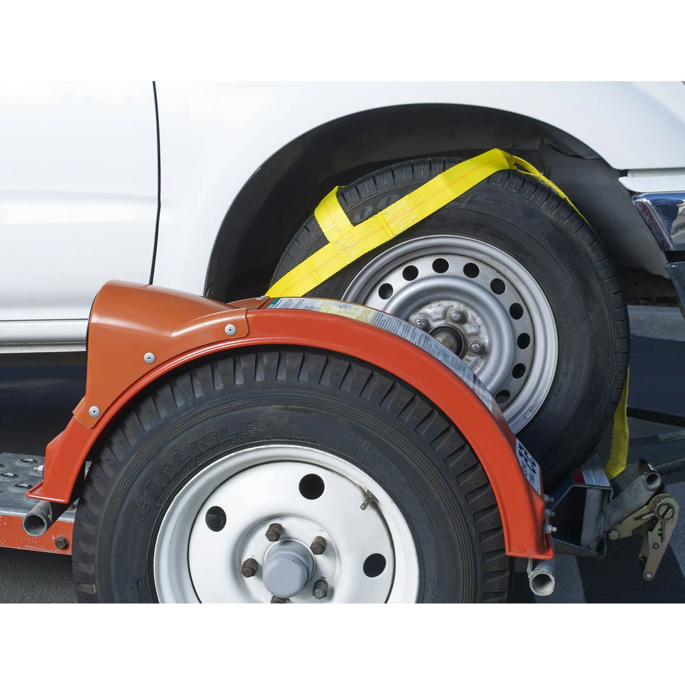 61/2FT x 2IN AUTO TIEDOWN W/RATCHET FLAT SNAP HOOKS 2000 LBS WLL (6000 LBS BREAK STRENGTH)