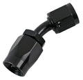 Fragola -4AN x 45 Degree Power Flow Hose End - Blue/Red