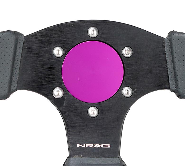 NRG Horn Delete Plate Flush Fitting - Purple