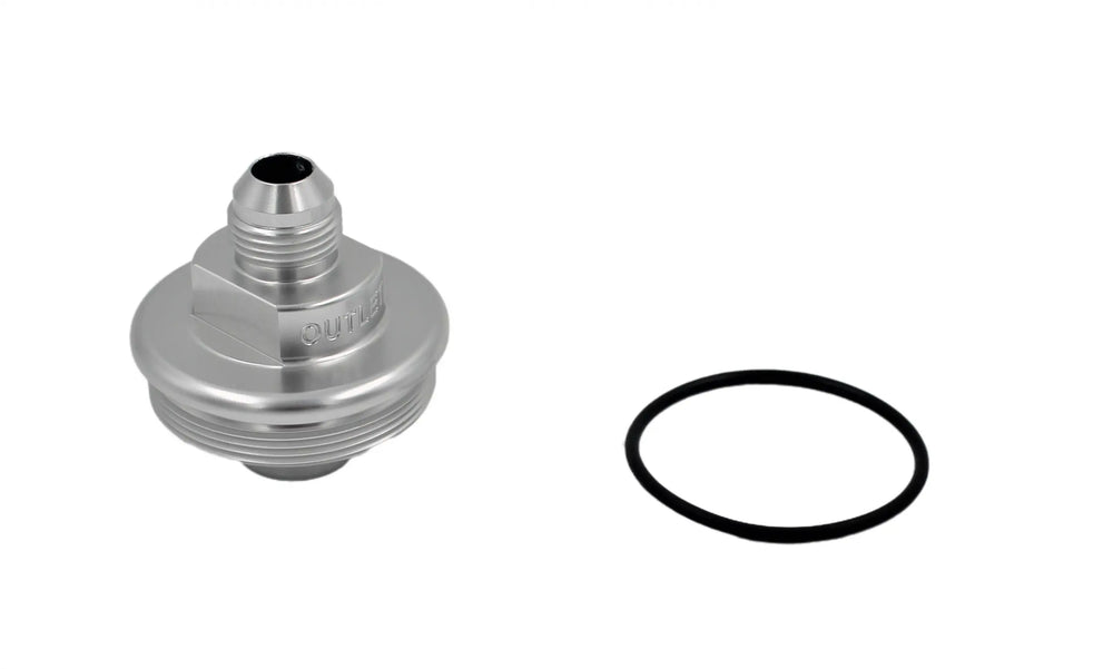 Fuelab Replacement Filter Cap -8AN Outlet - Clear
