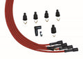 Moroso 4 Cly Straight Plug Non-HEI Unsleeved Ultra Spark Plug Wire Set - Red