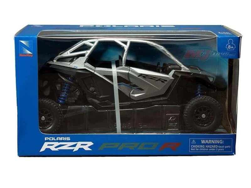 New Ray Toys Polaris RZR Pro R 4 Matte Heavy Metal/ Scale 1:18