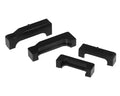 Prothane 88-98 Chevy Truck Small Block Radiator Insolators - Black